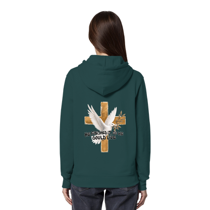 Collezione Savior - Felpa con cappuccio organica