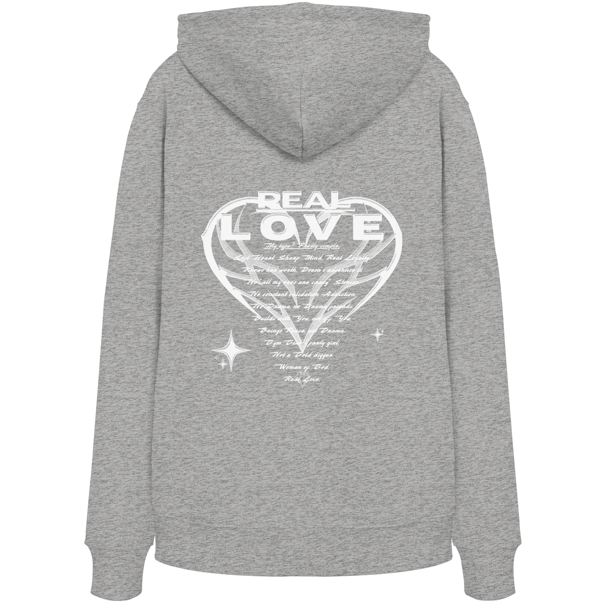 Die REAL LOVE BASiCS - Bio-Hoodie