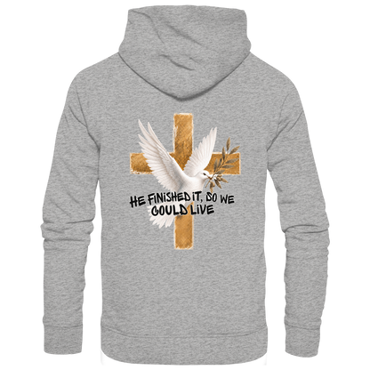 Collezione Savior - Felpa con cappuccio organica