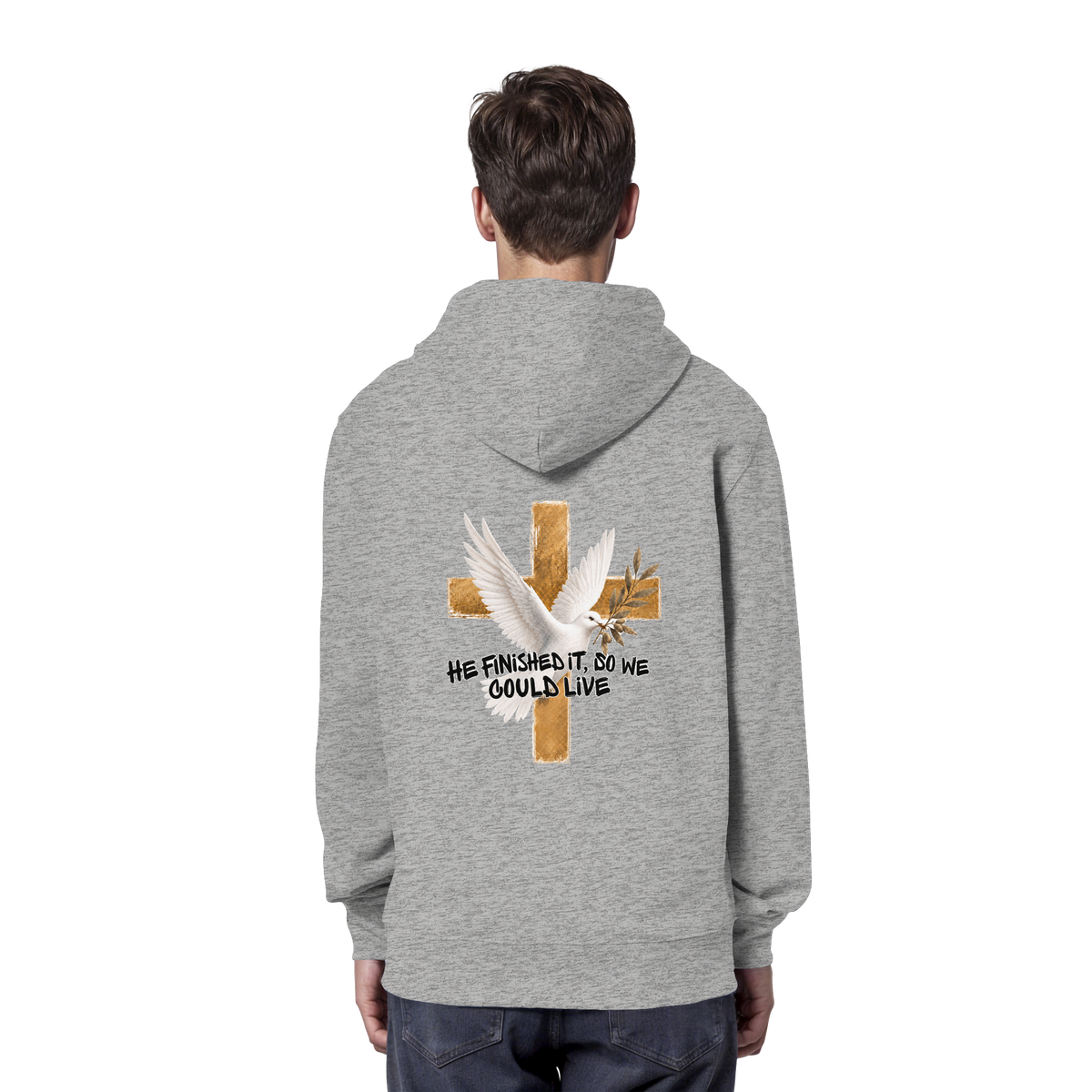 Collezione Savior - Felpa con cappuccio organica