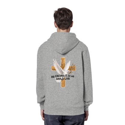 Collezione Savior - Felpa con cappuccio organica