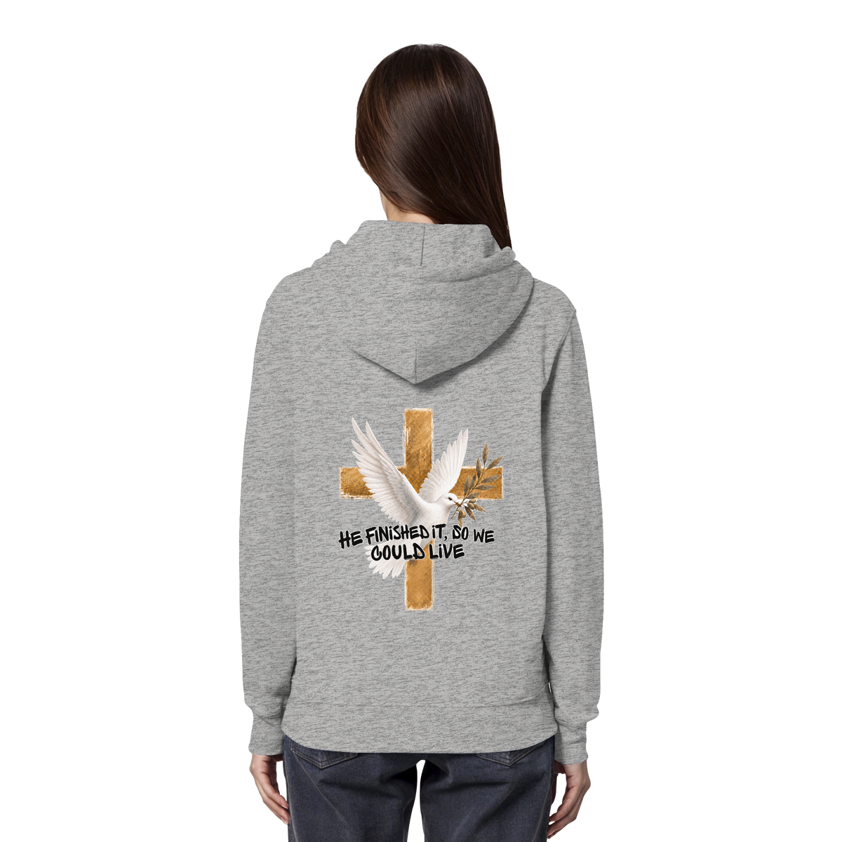 Collezione Savior - Felpa con cappuccio organica