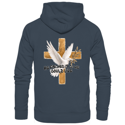 Collezione Savior - Felpa con cappuccio organica