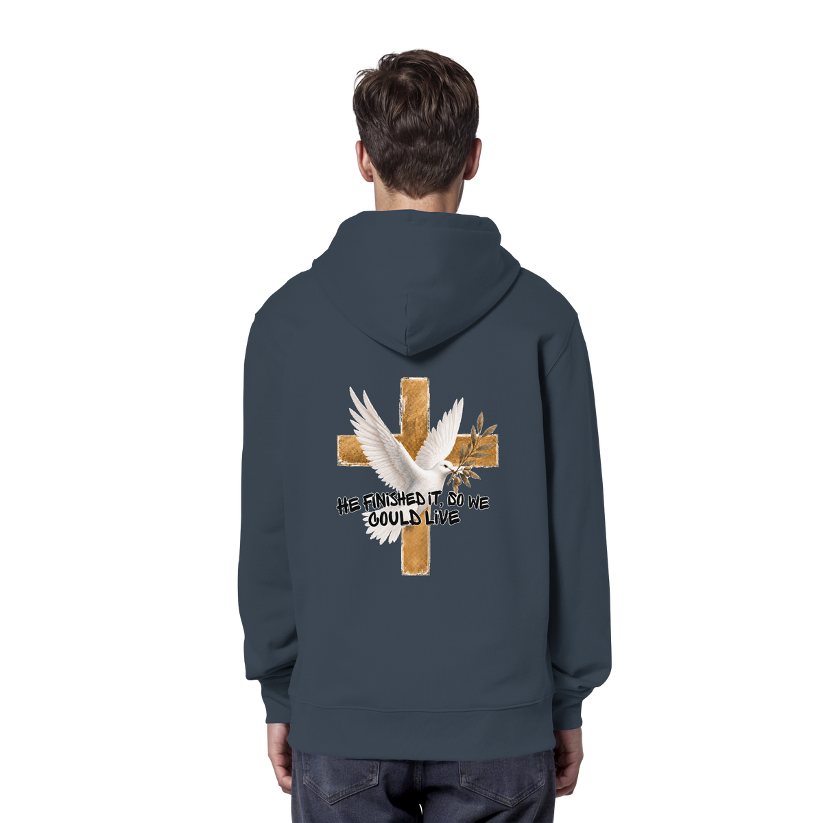 Collezione Savior - Felpa con cappuccio organica
