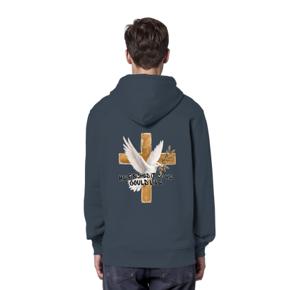 Collezione Savior - Felpa con cappuccio organica