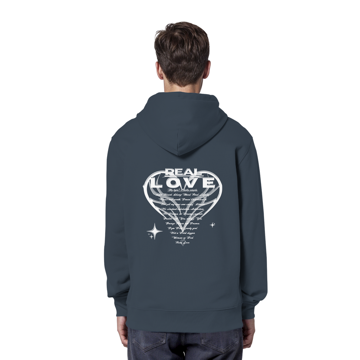 Die REAL LOVE BASiCS - Bio-Hoodie