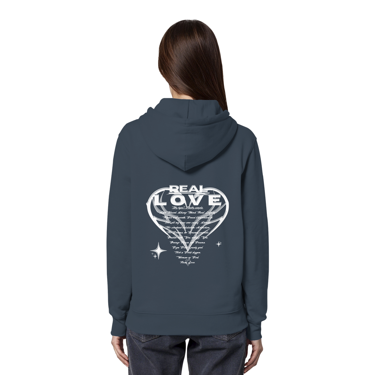 Die REAL LOVE BASiCS - Bio-Hoodie