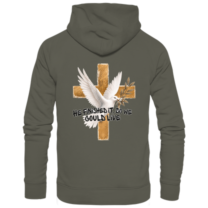 Collezione Savior - Felpa con cappuccio organica