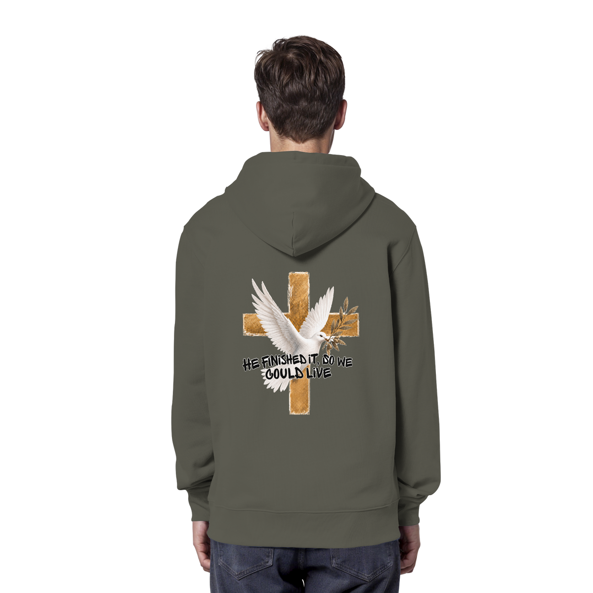 Collezione Savior - Felpa con cappuccio organica