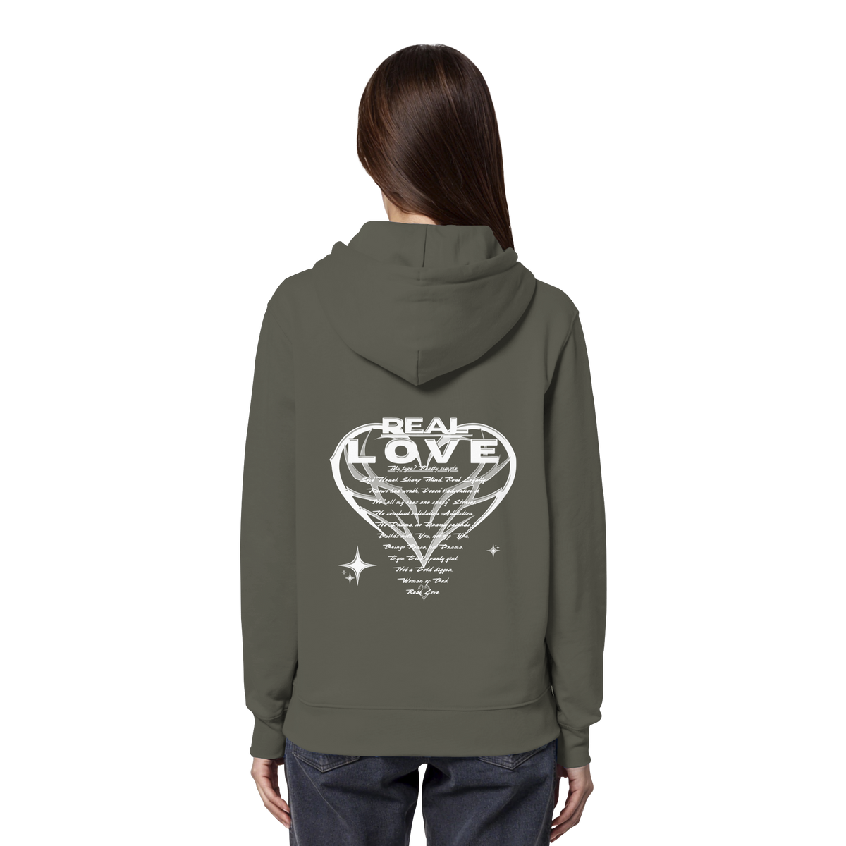 Die REAL LOVE BASiCS - Bio-Hoodie