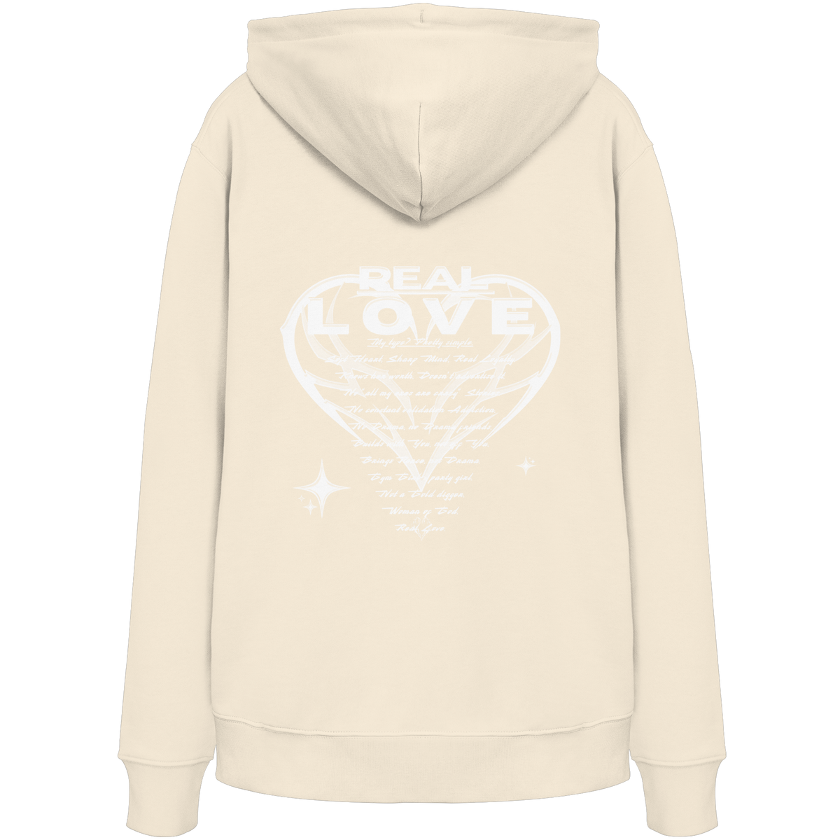 Die REAL LOVE BASiCS - Bio-Hoodie