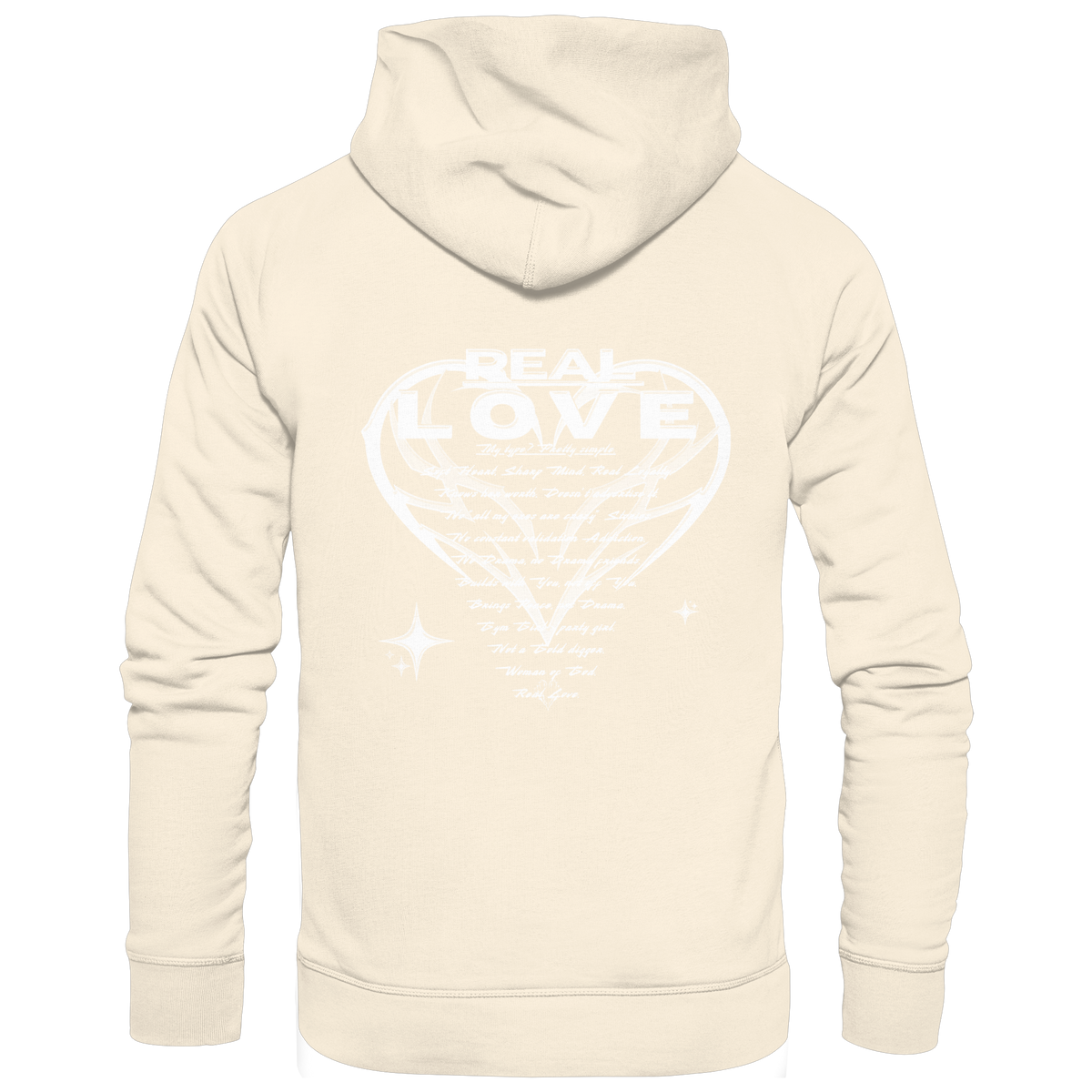 Die REAL LOVE BASiCS - Bio-Hoodie