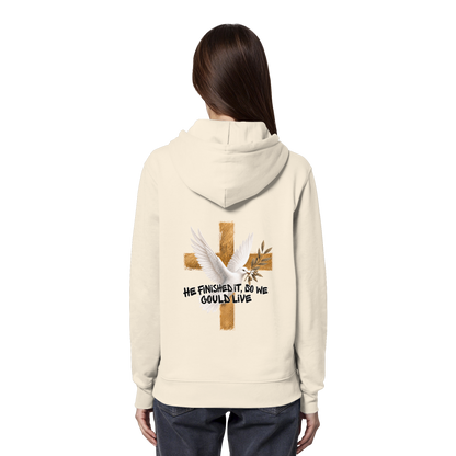 Collezione Savior - Felpa con cappuccio organica