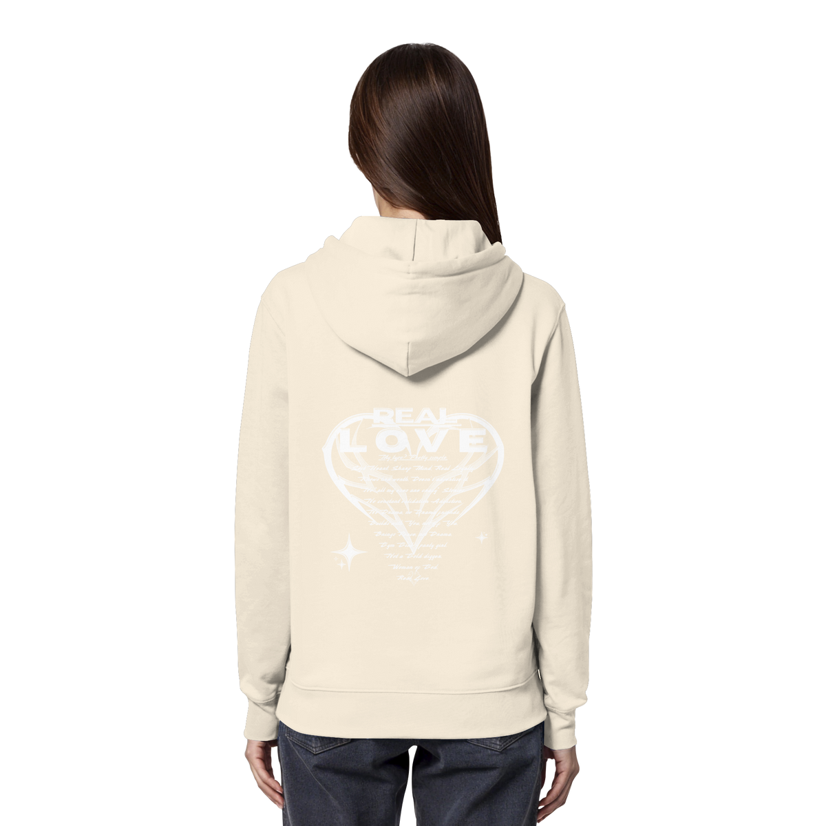 Die REAL LOVE BASiCS - Bio-Hoodie