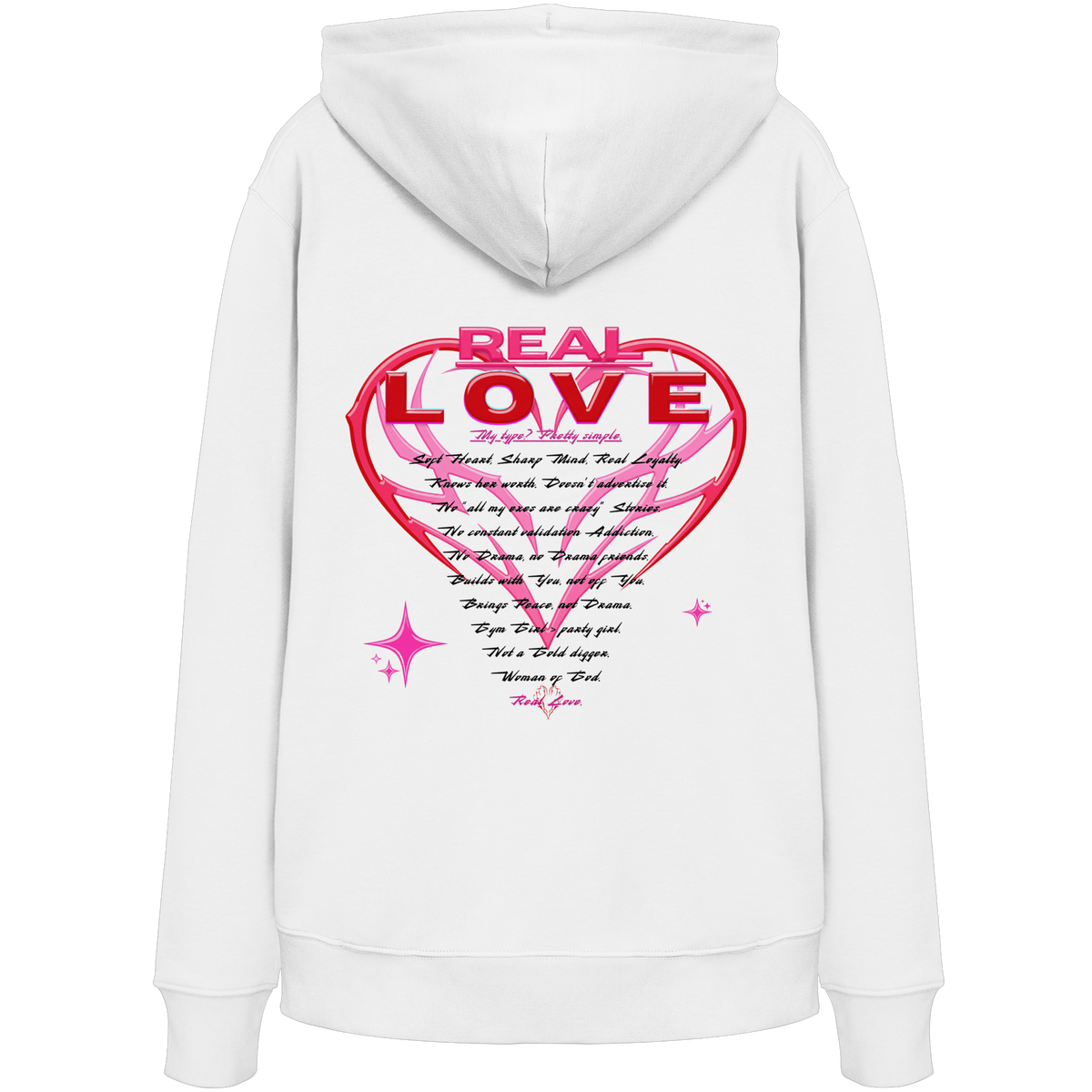 The Real Love - Bio-Hoodie