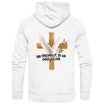 Collezione Savior - Felpa con cappuccio organica