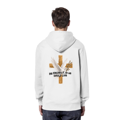 Collezione Savior - Felpa con cappuccio organica