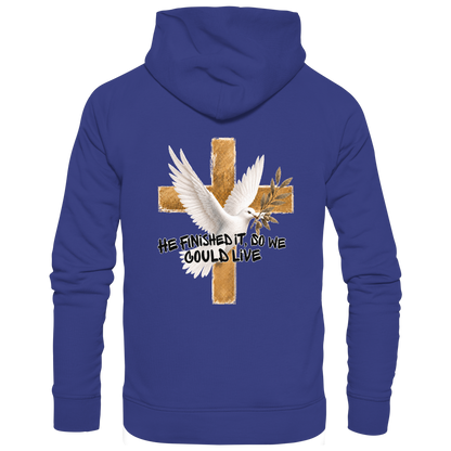 Collezione Savior - Felpa con cappuccio organica