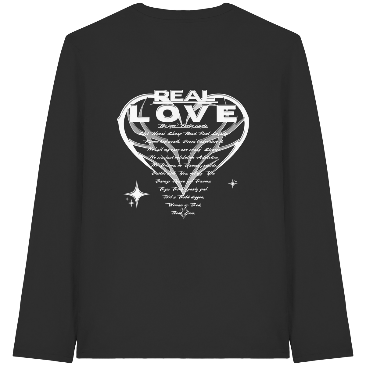 The REAL LOVE BASiCS - Organic Longsleeve T-Shirt