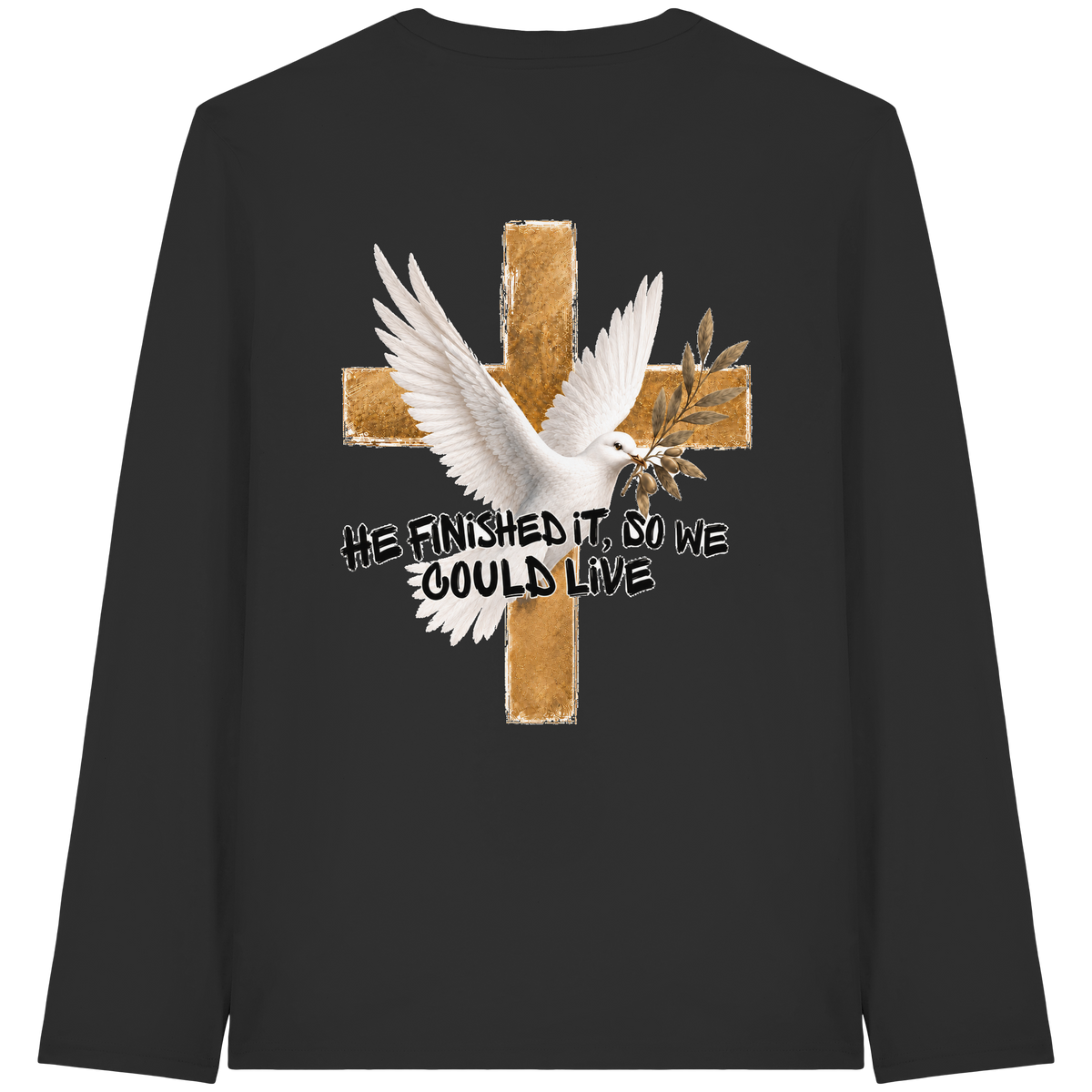 Collezione Savior - T-shirt a maniche lunghe biologica