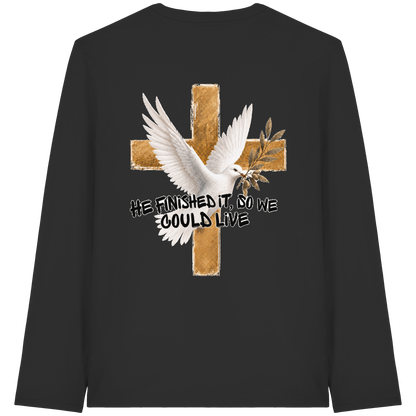 Collezione Savior - T-shirt a maniche lunghe biologica