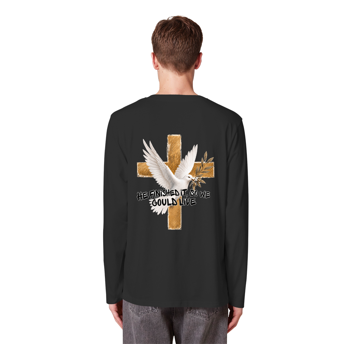 Collezione Savior - T-shirt a maniche lunghe biologica