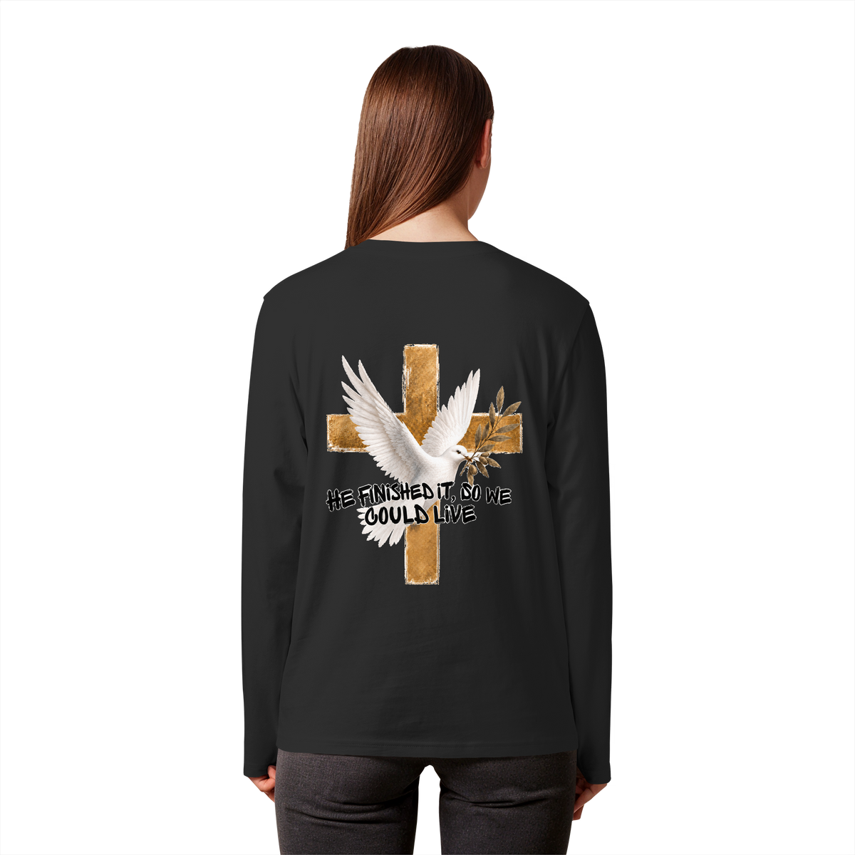 Collezione Savior - T-shirt a maniche lunghe biologica
