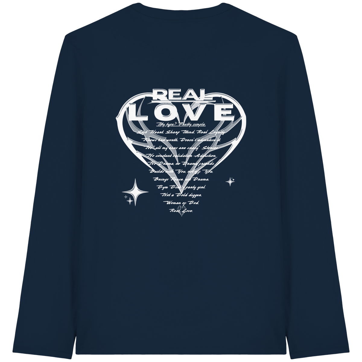 The REAL LOVE BASiCS - Organic Longsleeve T-Shirt