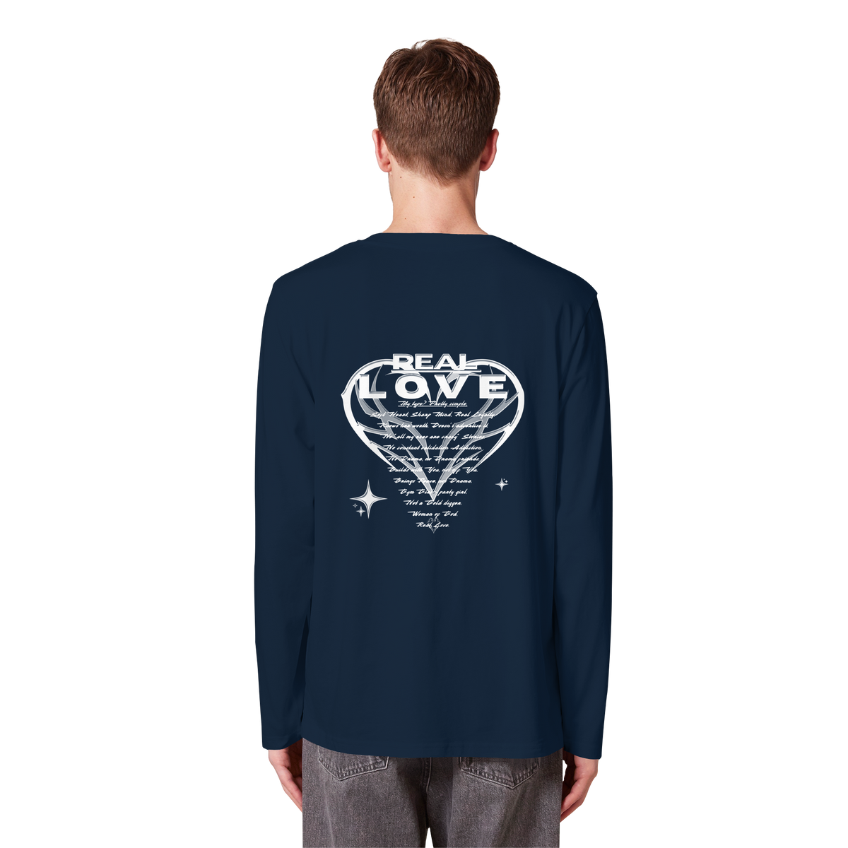 The REAL LOVE BASiCS - Organic Longsleeve T-Shirt