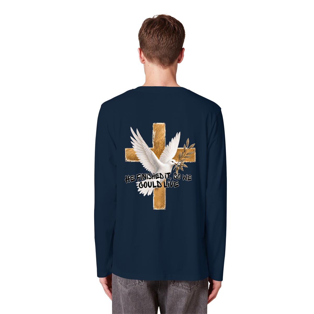 Collezione Savior - T-shirt a maniche lunghe biologica