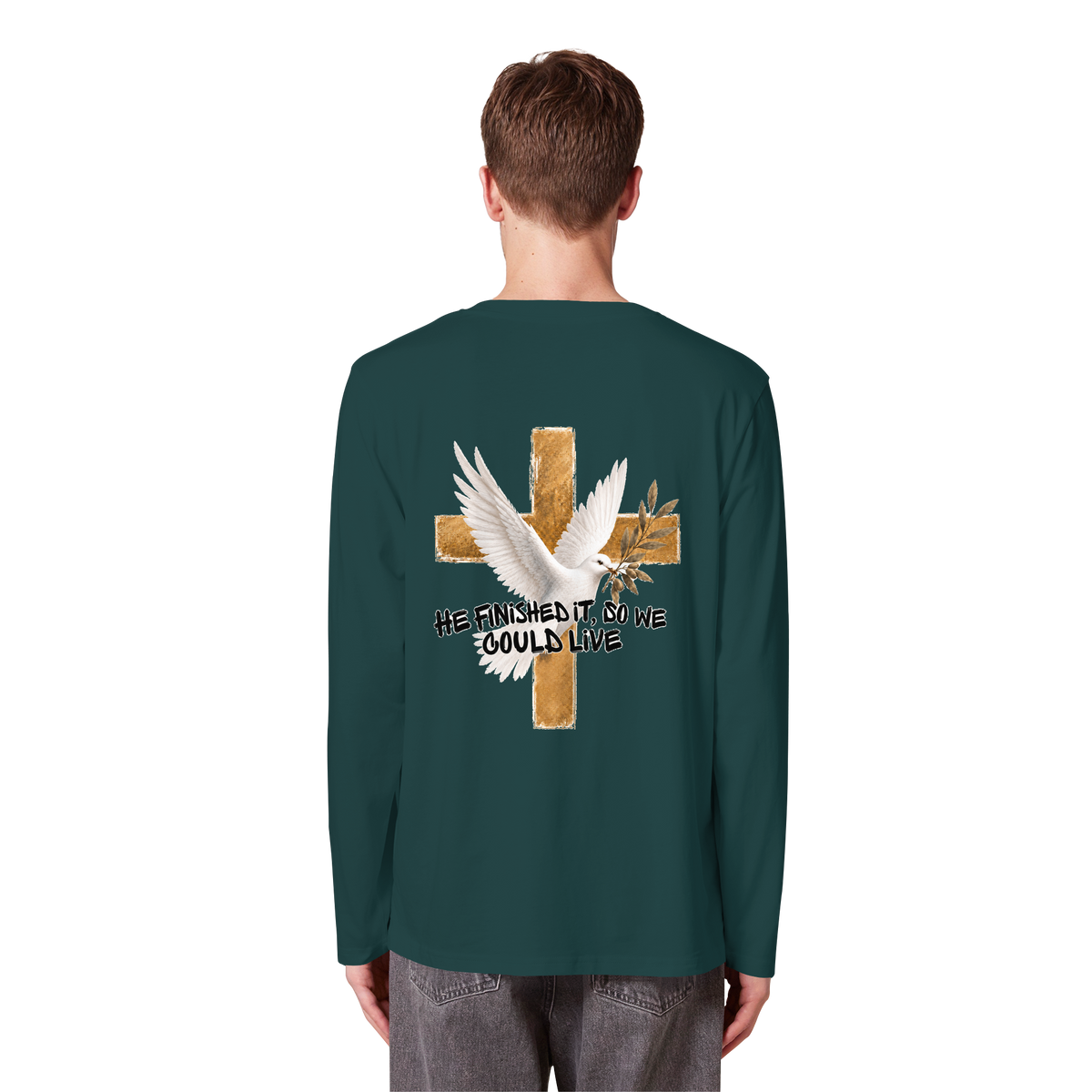 Collezione Savior - T-shirt a maniche lunghe biologica