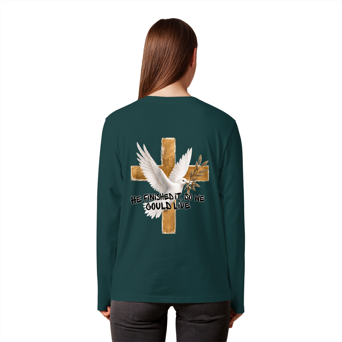 Collezione Savior - T-shirt a maniche lunghe biologica