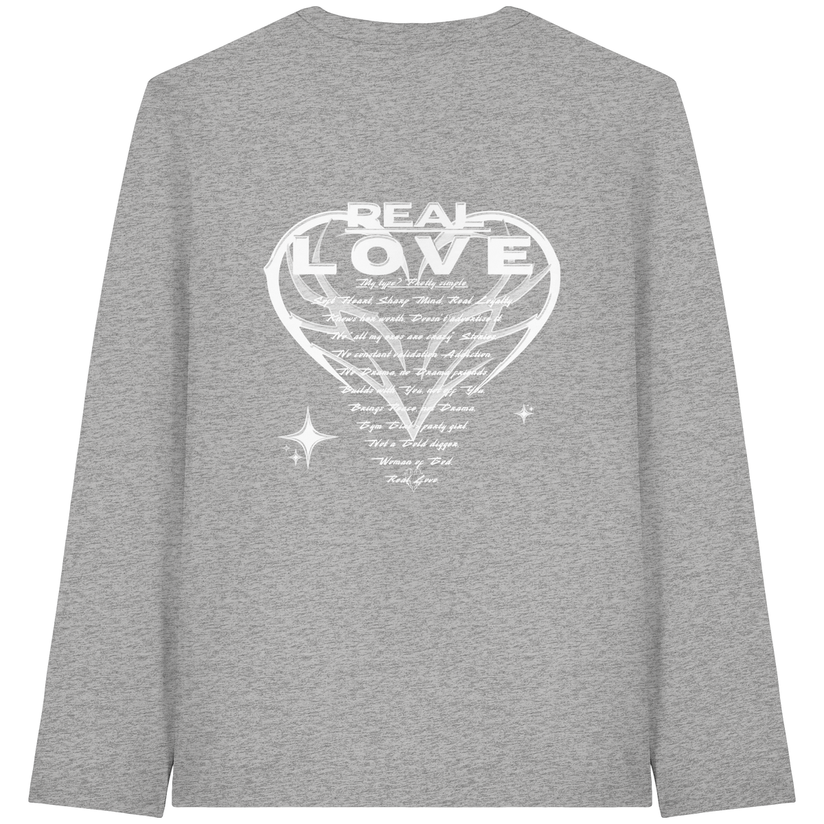 The REAL LOVE BASiCS - Organic Longsleeve T-Shirt