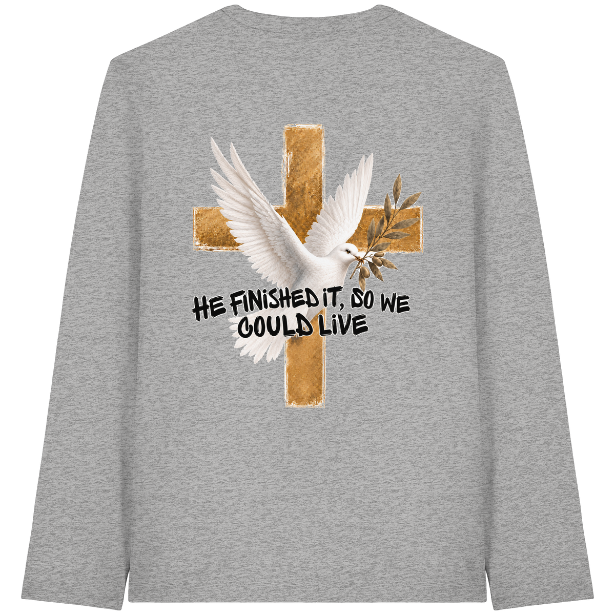 Collezione Savior - T-shirt a maniche lunghe biologica