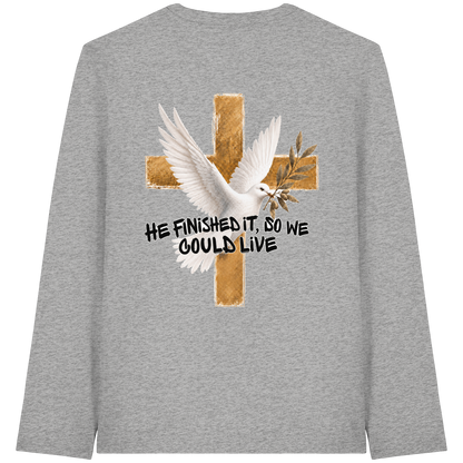 Collezione Savior - T-shirt a maniche lunghe biologica