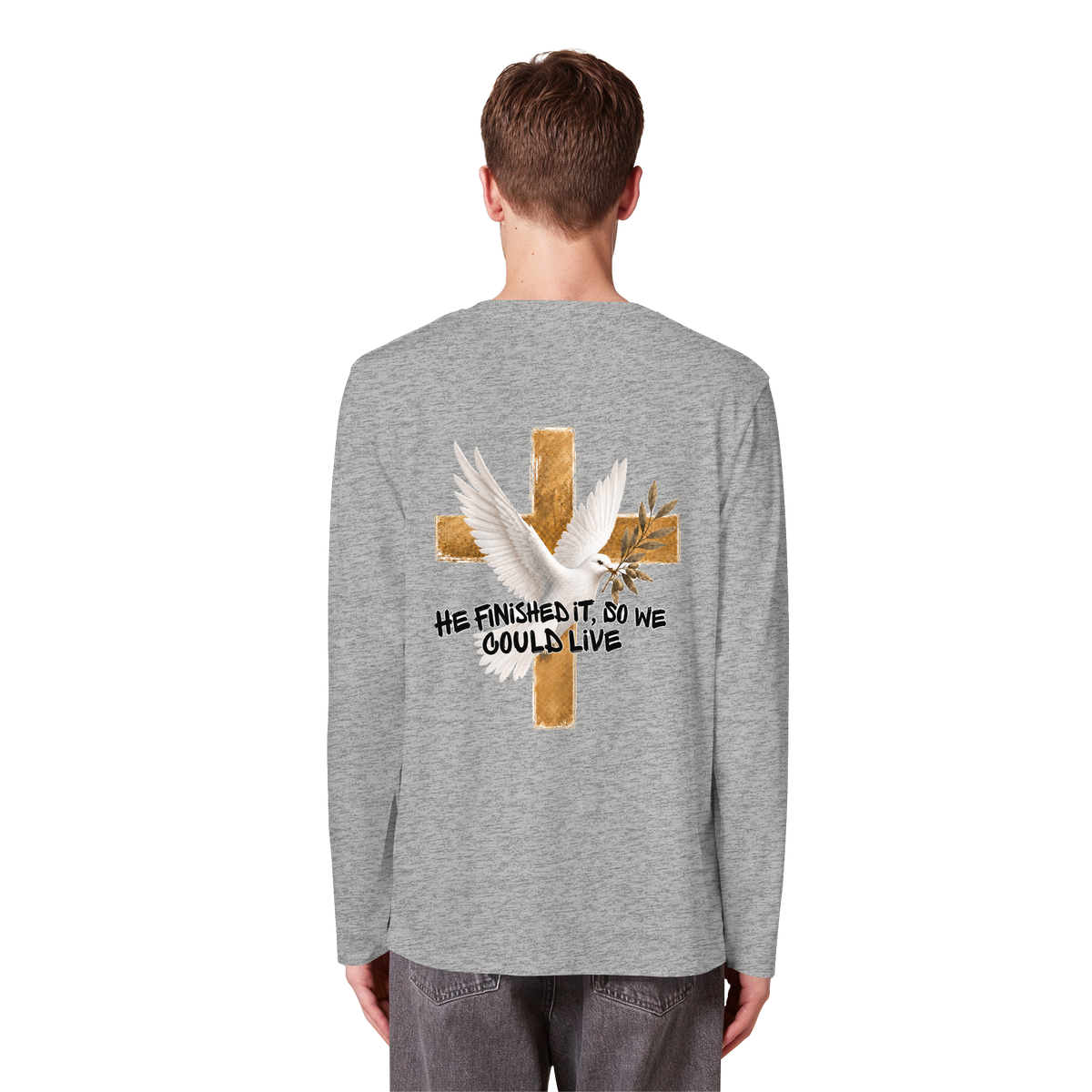 Collezione Savior - T-shirt a maniche lunghe biologica