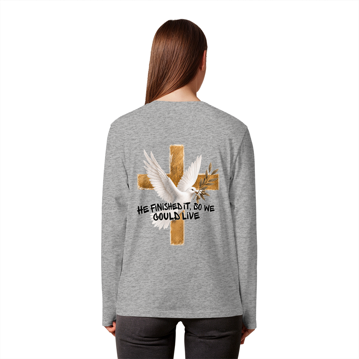 Collezione Savior - T-shirt a maniche lunghe biologica