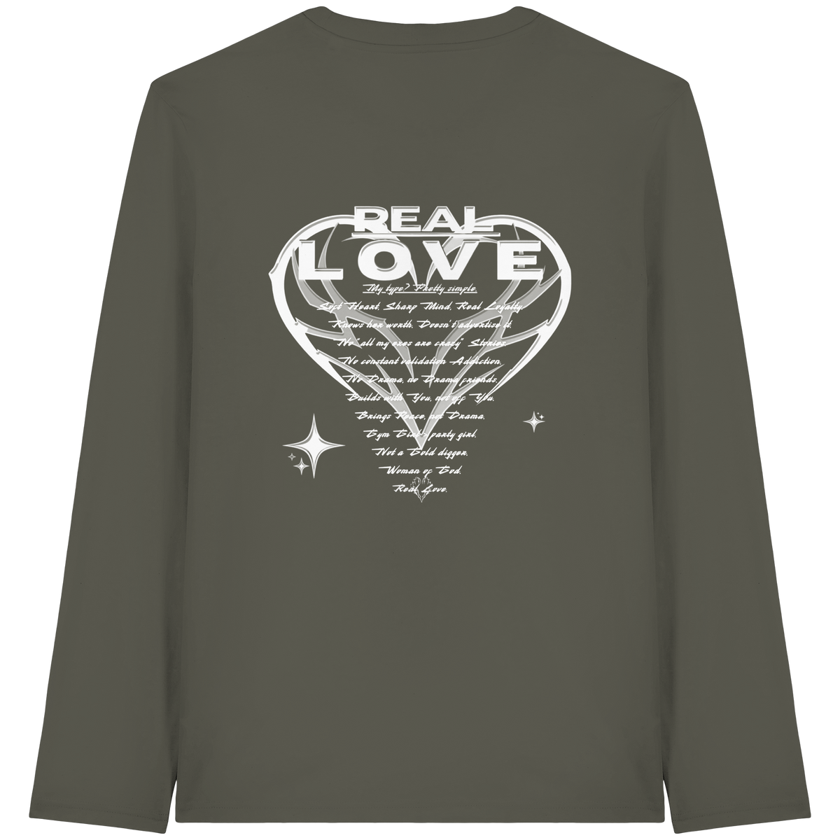 The REAL LOVE BASiCS - Organic Longsleeve T-Shirt