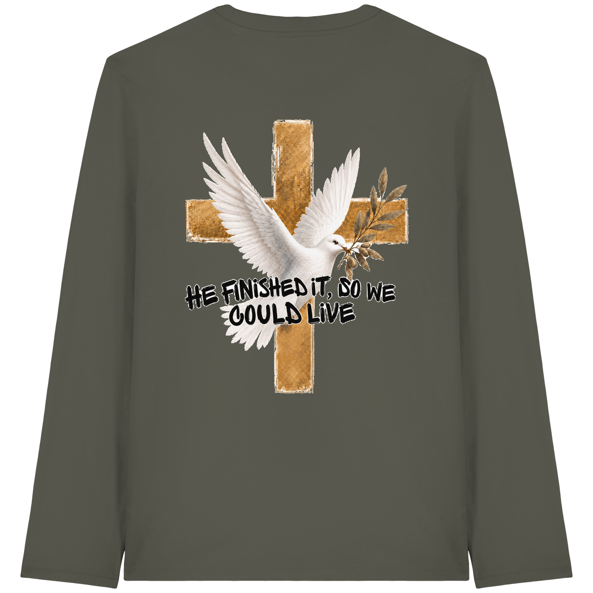 Collezione Savior - T-shirt a maniche lunghe biologica