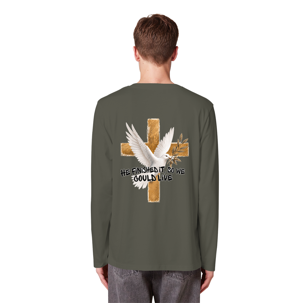 Collezione Savior - T-shirt a maniche lunghe biologica