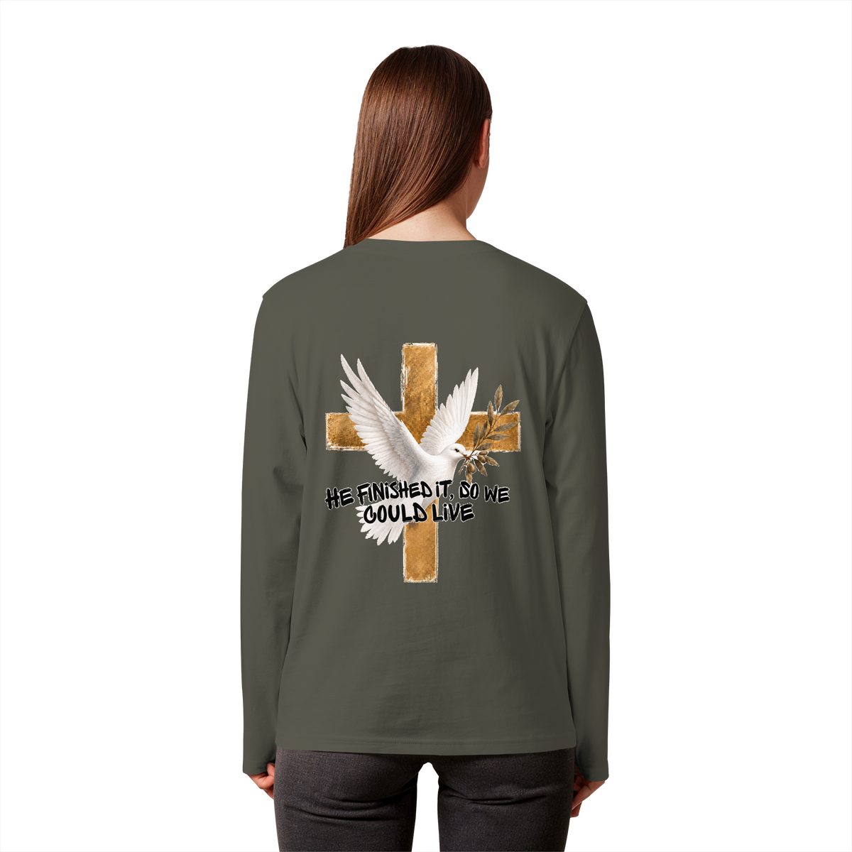 Collezione Savior - T-shirt a maniche lunghe biologica