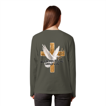 Collezione Savior - T-shirt a maniche lunghe biologica