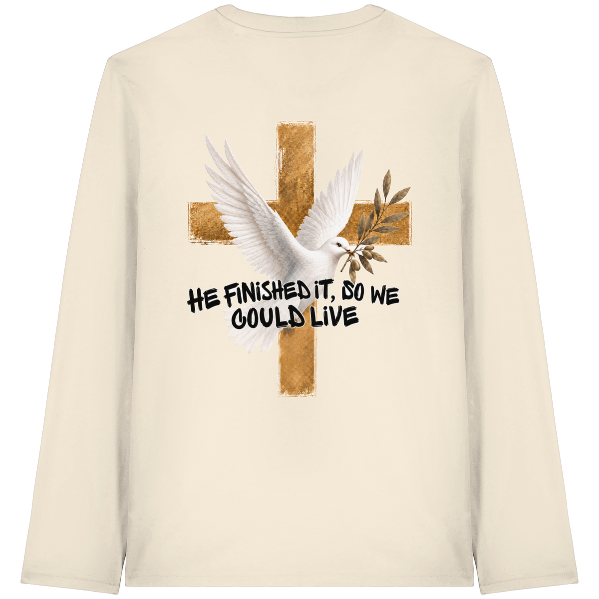 Collezione Savior - T-shirt a maniche lunghe biologica