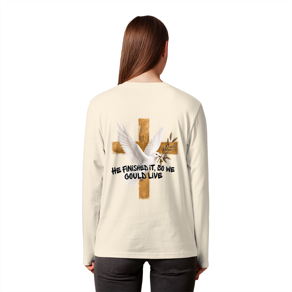 Collezione Savior - T-shirt a maniche lunghe biologica