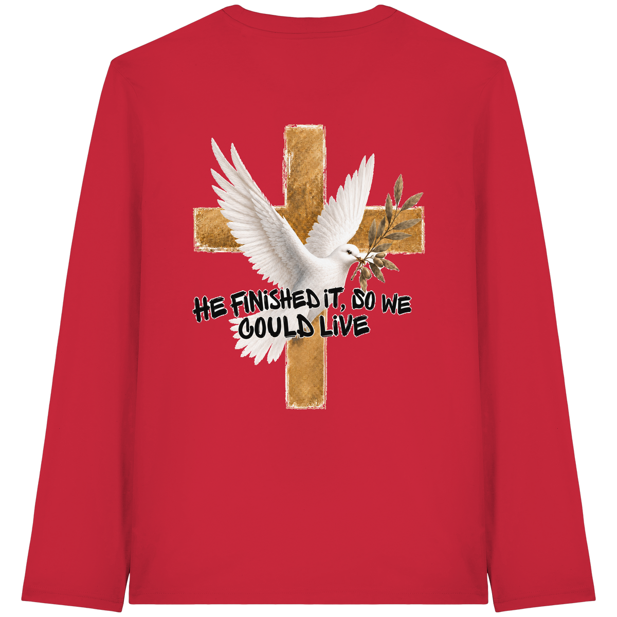 Collezione Savior - T-shirt a maniche lunghe biologica