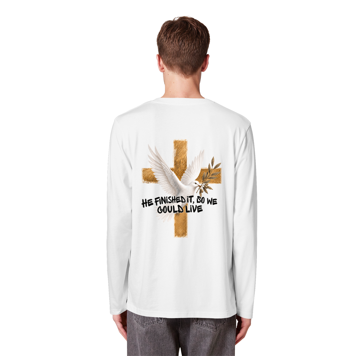 Collezione Savior - T-shirt a maniche lunghe biologica