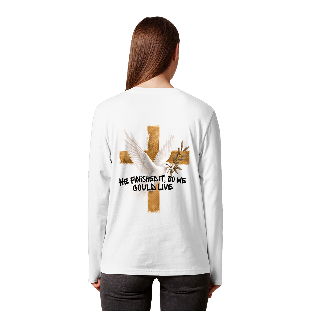 Collezione Savior - T-shirt a maniche lunghe biologica