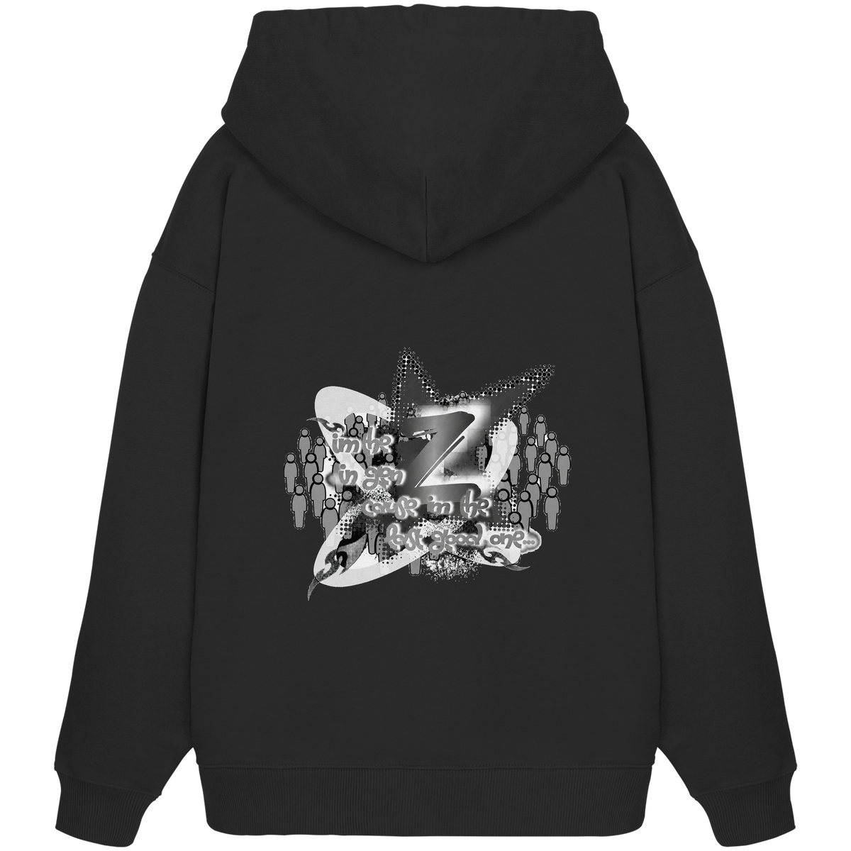 The Rebellion Z BASiCS - Organik Oversize Kapüşonlu Sweatshirt