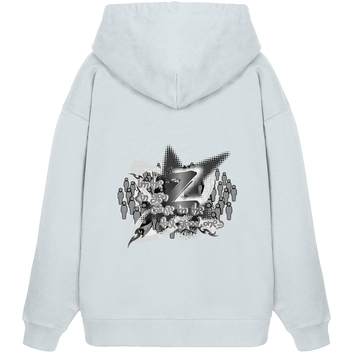 The Rebellion Z BASiCS - Organik Oversize Kapüşonlu Sweatshirt