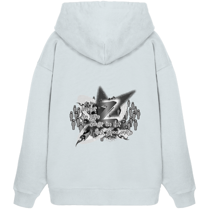 The Rebellion Z BASiCS - Organik Oversize Kapüşonlu Sweatshirt